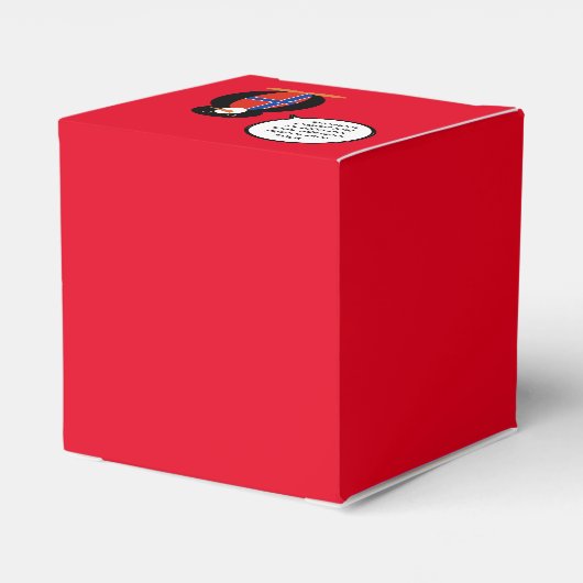 Noorwegen Praten Ms Penguin Gepersonaliseerd Bedankdoosjes (Achterkant)