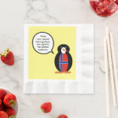 Noorwegen Praten Ms Penguin Gepersonaliseerd Servetten (Insitu)