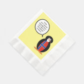 Noorwegen Praten Ms Penguin Gepersonaliseerd Servetten (Hoek)