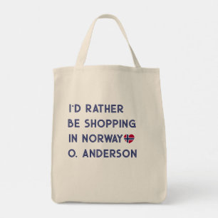 Noorwegen Reis Cadeau Op Maat Tote Bag