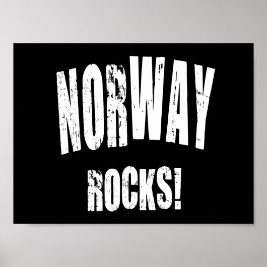 Noorwegen Rocks. Poster (Voorkant)