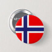 Noorwegen Ronde Button 5,7 Cm (Voorkant /achterkant)