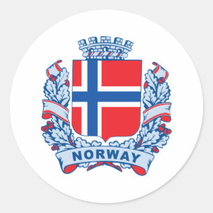Noorwegen Ronde Sticker