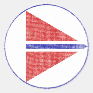 NOORWEGEN RONDE STICKER