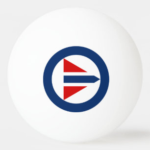 Noorwegen rondel land vlag symbool leger een leger pingpongballen