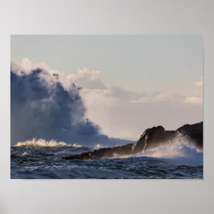 Noorwegen Seascape-foto Poster