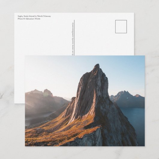 Noorwegen Senja Island Briefkaart (Voorkant / Achterkant)