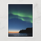 Noorwegen Senja Northern Lights Briefkaart (Voorkant)