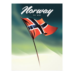 Noorwegen Ski poster