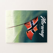 Noorwegen Ski poster Legpuzzel (Horizontaal)