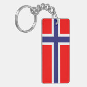 Noorwegen Sleutelhanger (Voorkant Links)