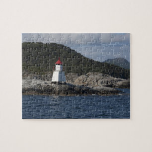 Noorwegen, Stavanger. Uitzichten langs Lysefjord. Legpuzzel