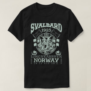 NOORWEGEN SVALBARD LONGYEARBYEN - ARCTISCHE FOX T-SHIRT