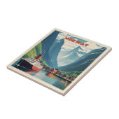 Noorwegen Tegeltje (Zijkant)