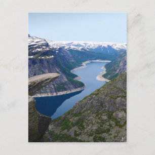 Noorwegen - Trolltunga Briefkaart