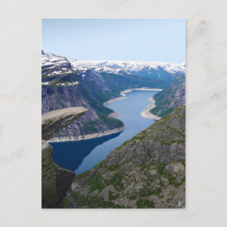 Noorwegen - Trolltunga Briefkaart