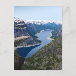 Noorwegen - Trolltunga Briefkaart