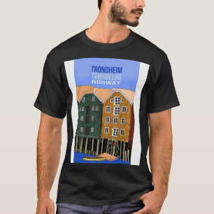 Noorwegen Trondheim Travel Noors T-shirt