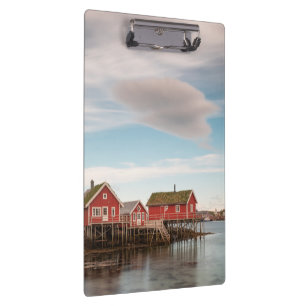 Noorwegen Vist het dorp Klembord