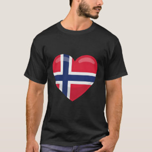 Noorwegen Vlag Noors Scandinavisch T-shirt