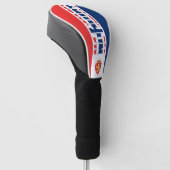 Noorwegen Vlag Prachtige Patriotic Golfheadcover (Schuin)
