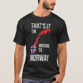 Noorwegen Vlag Scandinavia Funny Noorwegen T-shirt (Voorkant)