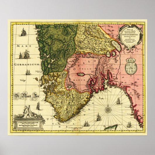 NoorwegenPanoramaNoorwegen Poster (Voorkant)