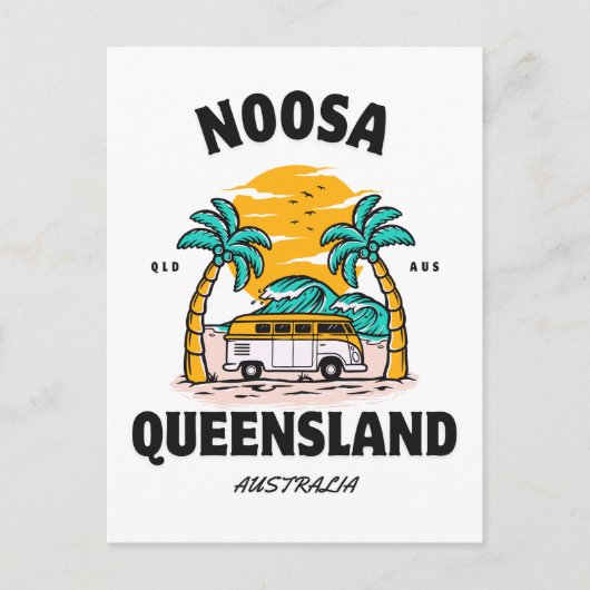 Noosa Beach Queensland Briefkaart (Voorkant)