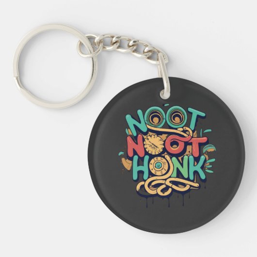 Noot Honk Sleutelhanger (Voorkant)