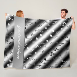 noot, muziek, metaal, tapemuziek, band, gespleten, fleece deken