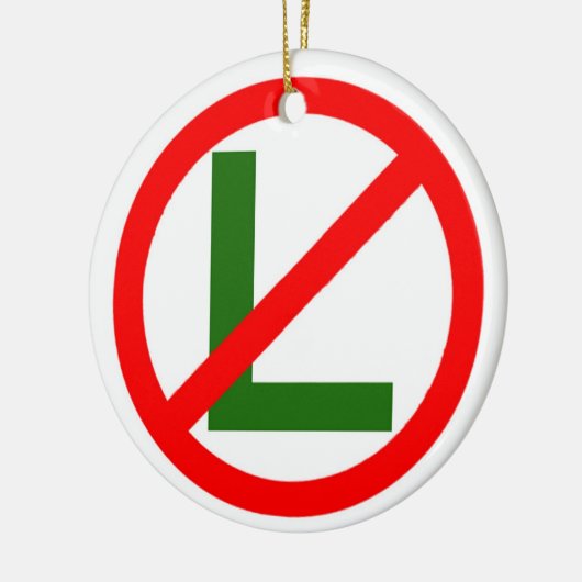 Noot-nr.-L kerstversiering Keramisch Ornament (Links)