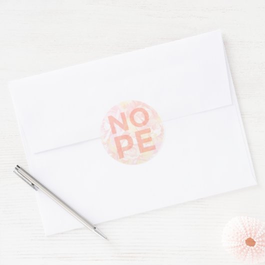 NOOT RONDE STICKER (Envelop)