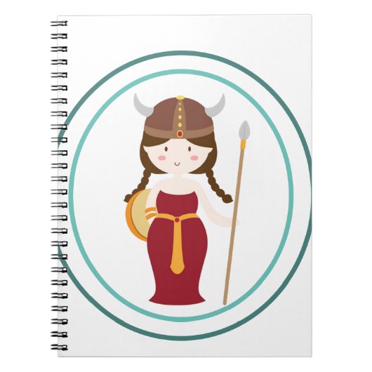 Nootbook - Viking Warrior Princess Notitieboek (Voorkant)