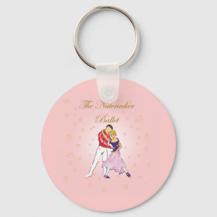 nootkraker-clara en haar prins (roze) sleutelhanger