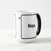 NOPE 15 Oz. Hittegevoelige mok (Voorkant rechts)