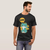 Nope Annoyed en Lazy Cat Nope Cat T-shirt (Voorkant volledig)