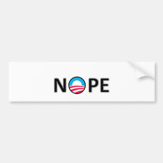 nope bumpersticker