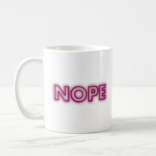 NOPE Coffee Mug (Gauche)