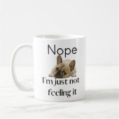 Nope Frenchie Mug (Gauche)