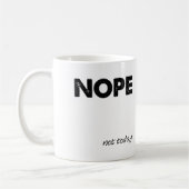 Nope Funny Mug Koffiemok (Links)