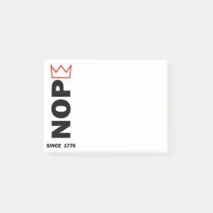 NOPE. Geen koningen. Post-it® Notes