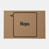 NOPE grote deurmat (Voorkant)