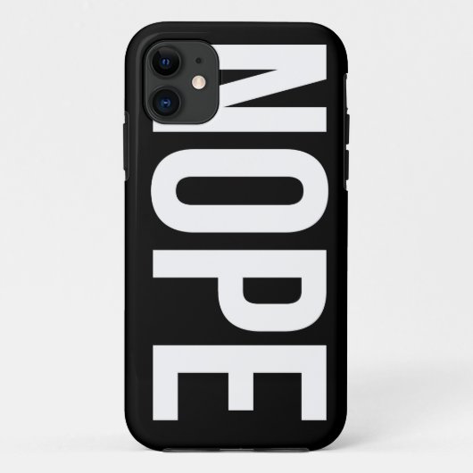 Nope iPhone 5 Hoesje (Achterkant)