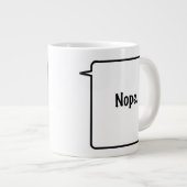 NOPE Jumbo Mug (Devant droit)
