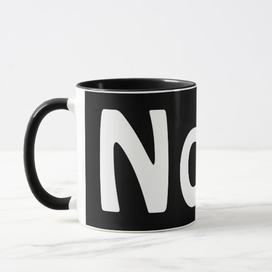 Nope koffiekop mok (Links)