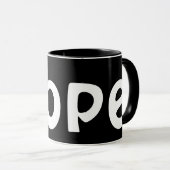 Nope koffiekop mok (Voorkant rechts)