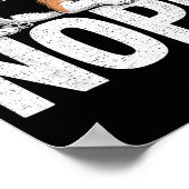 Nope Lazy Beagle  Poster (Hoek)