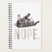 Nope Lazy French Bulldog Lover Cadeau (Devant)