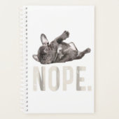 Nope Lazy French Bulldog Lover Gift (Devant)