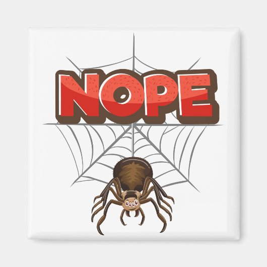 nope magneet (Voorkant)